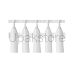 Фото: Стрип-монодоза 10 мл, белая LDPE (стрип 5 штук)