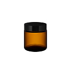 Фото: Банка для свечей стеклянная коричневая 100мл с винтовым горлом 56,0мм