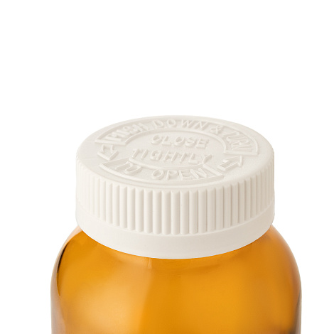 Фото: Крышка винтовая HDPE 33мм с PE прокладкой, белая