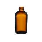 Фото: Флакон капельный квадратный коричневый 50мл с винтовым горлом 18мм