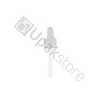 Фото: Пипетка 20/410 для флакона 35мл, с белой глянцевой пластиковой крышкой и белой грушей