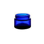 Фото: Банка косметическая синяя 50мл с винтовым горлом 51,5мм