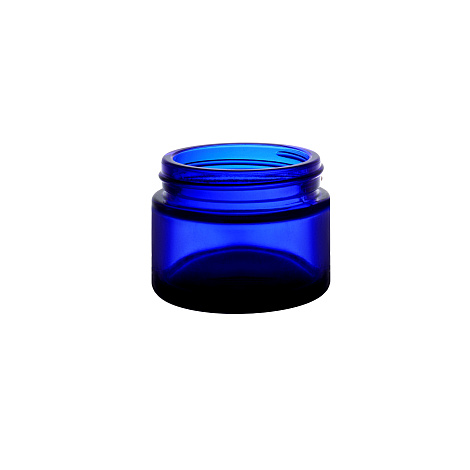 Фото: Банка косметическая синяя 50мл с винтовым горлом 51,5мм