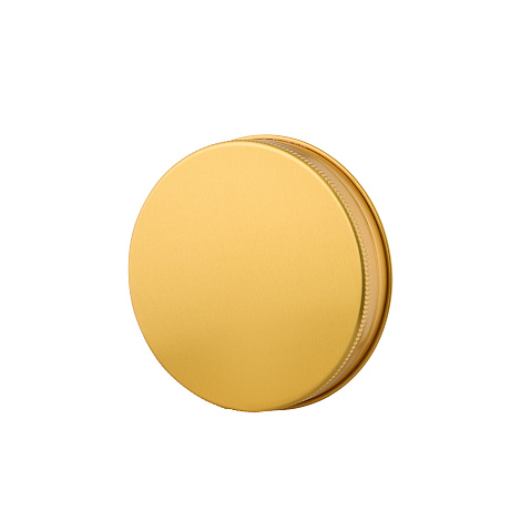 Фото: Крышка алюминиевая винтовая 69мм с РЕ прокладкой, золотая