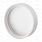 Фото: Крышка винтовая ABS 51,5мм, с PE прокладкой, белая глянцевая