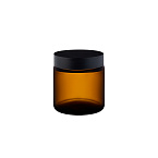 Фото: Банка для свечей стеклянная коричневая 100мл с винтовым горлом 56,0мм