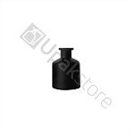Фото: Флакон для диффузора 50мл, круглый, гладкое горло (внутр.D 14,5мм), черный матовый