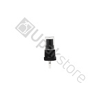 Фото: Спрей-дозатор (18/410 рифленая) с КПВ, длина трубки 90мм, черный, для флакона 100мл