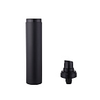 Фото: Вакуумный диспенсер GR609A  чёрный матовый с черным матовым колпачком, 50мл