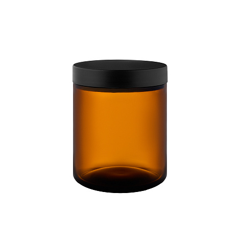 Фото: Банка для свечей стеклянная коричневая 250мл с винтовым горлом 69,0мм