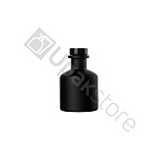 Фото: Флакон для диффузора 50мл, круглый, гладкое горло (внутр.D 14,5мм), черный матовый