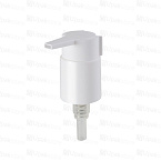 Фото: Дозатор для лосьона с клипсой (24/410 гладкая), длина трубки 220мм, белый глянцевый