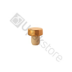 Фото: Пробка (крышка) пластиковая для диффузора 14.5мм, золотая глянцевая