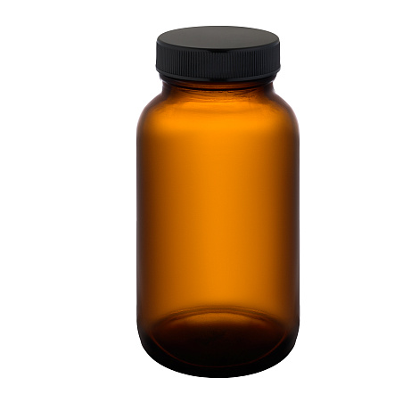 Фото: Банка для БАД коричневая 200мл с винтовым горлом 45мм