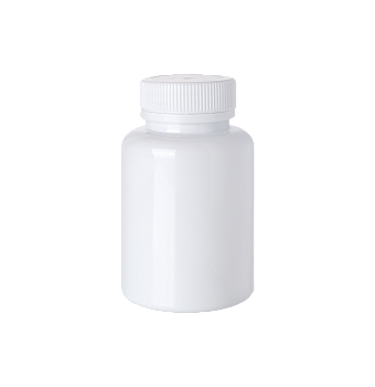 Банка для БАД пластиковая белая 150мл с винтовым горлом 38мм