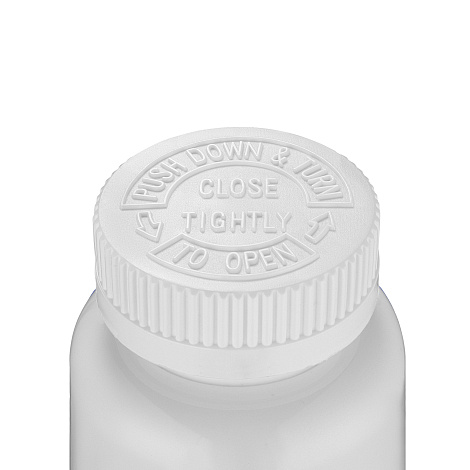 Фото: Банка для БАД пластиковая белая 150мл с винтовым горлом 38мм
