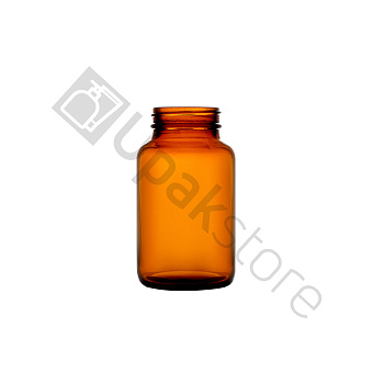 Банка для БАД коричневая 200мл с винтовым горлом 45мм