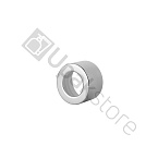 Фото: Крышка комбинированная винтовая с отверстием 28/410 для диффузора, серебряная глянцевая