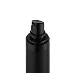 Фото: Вакуумный диспенсер GR609A  чёрный матовый с черным матовым колпачком, 30мл