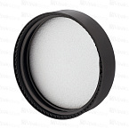 Фото: Крышка винтовая ABS 51,5мм, с PE прокладкой, черная глянцевая