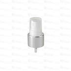 Фото: Спрей-дозатор без КПВ 24/410 серебрянный метал, белая глянец кнопк (PP) колпачок, длина трубки 220мм