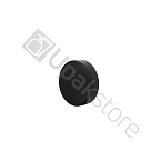 Фото: Крышка винтовая ABS 46,3мм, с PE прокладкой, черная глянцевая