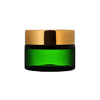 Фото: Банка косметическая зелёная 20мл с винтовым горлом 41,0мм