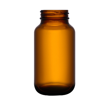 Банка для БАД коричневая 200мл с винтовым горлом 45мм