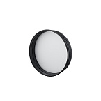 Фото: Крышка алюминиевая винтовая 56мм с РЕ прокладкой, черная глянцевая