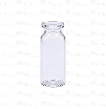 Флакон 15мл (22,7х55) из светлой стеклянной трубки с гладким горлом, тип I ,EXP 7.0