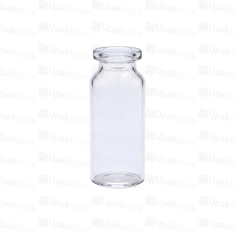 Фото: Флакон 15мл (22,7х55) из светлой стеклянной трубки с гладким горлом, тип I ,EXP 7.0